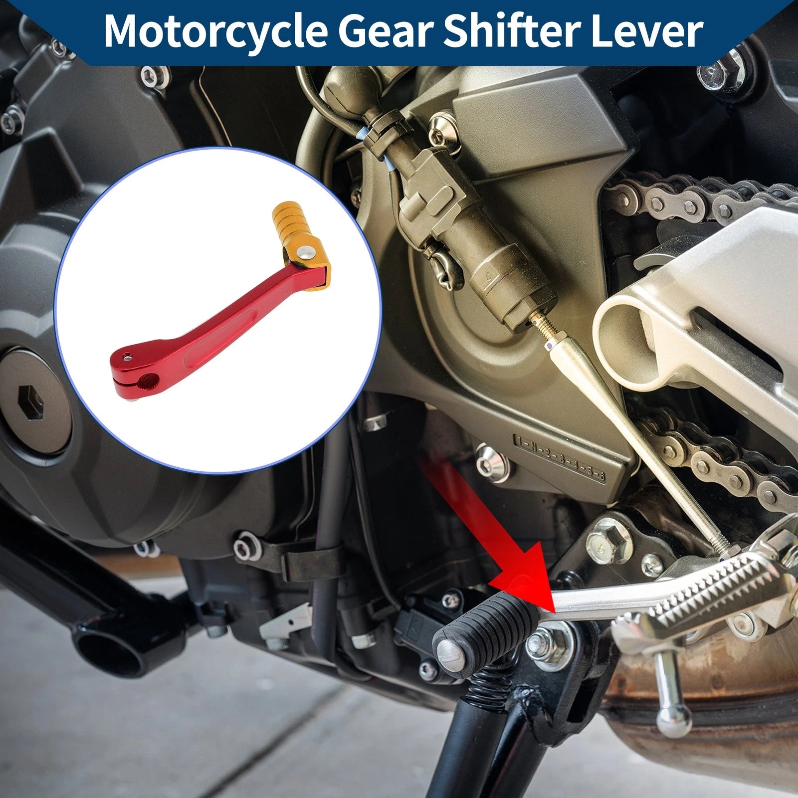 Motorcycle Gear Shifter Lever Replacement for Honda CRF150F (2003–2017)