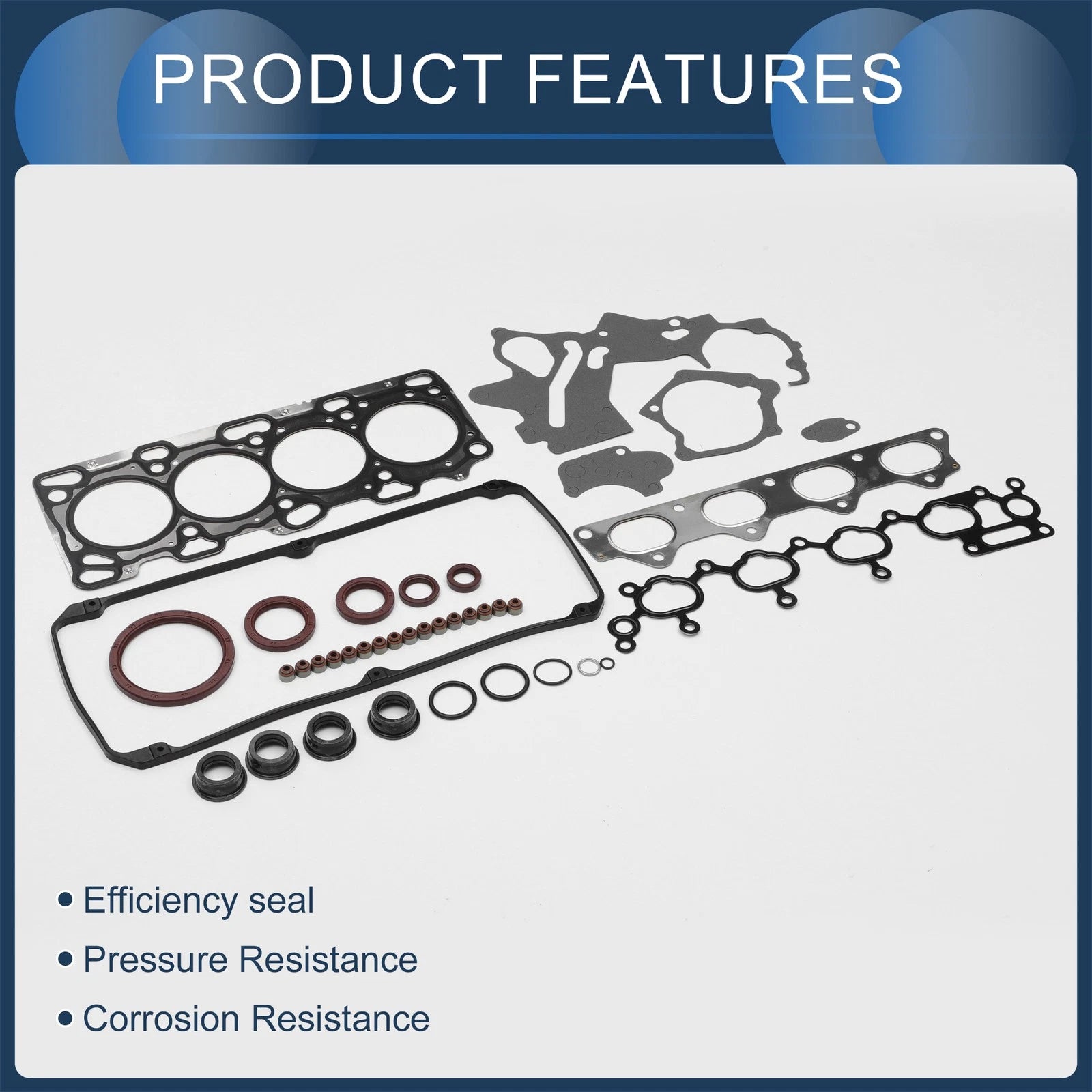 Cylinder Head Gasket Kit Replacement for Mitsubishi 4G64 CU4W (1999–2009)