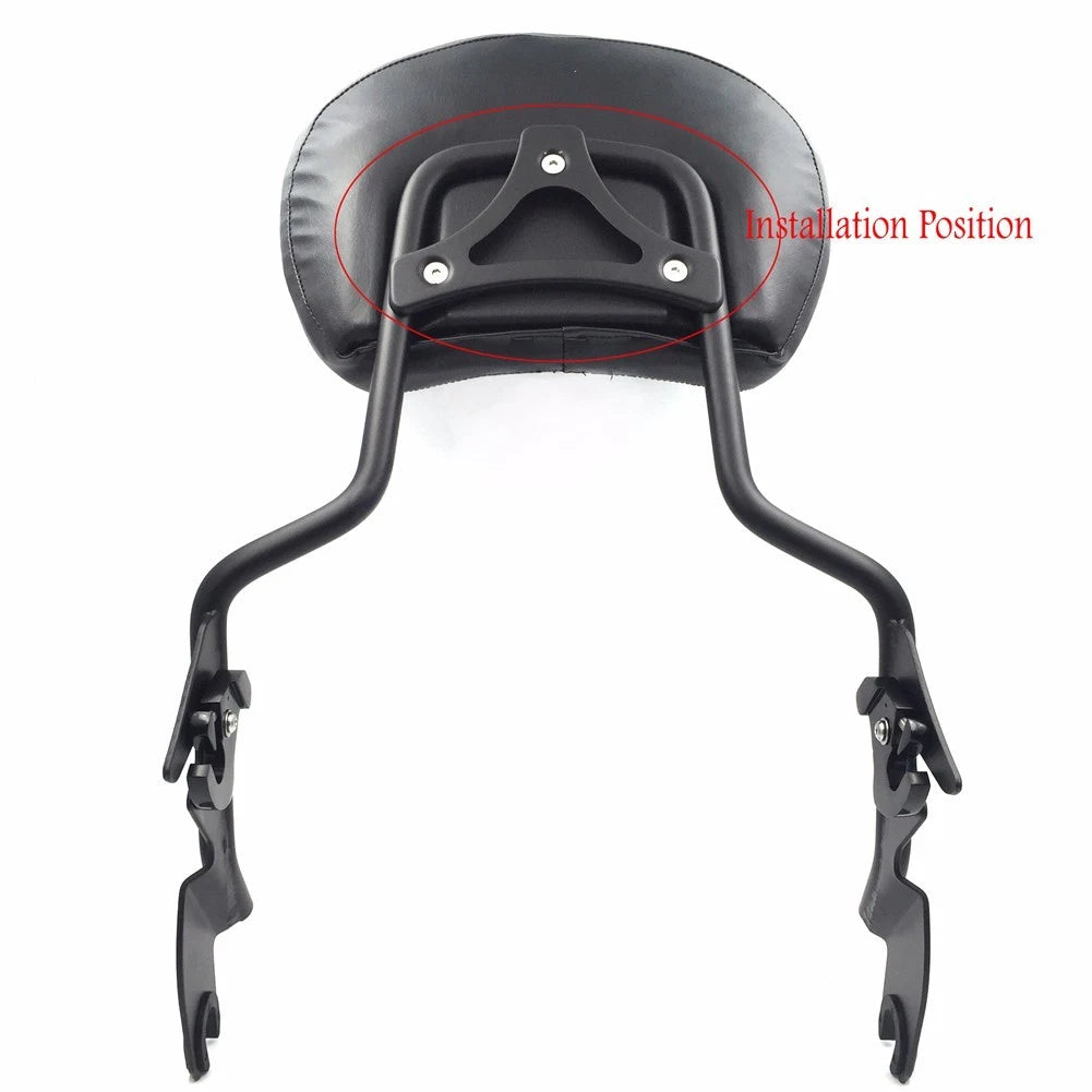 Sissy Bar Backrest Pad Mount Kit for Harley Touring (2009–2017)