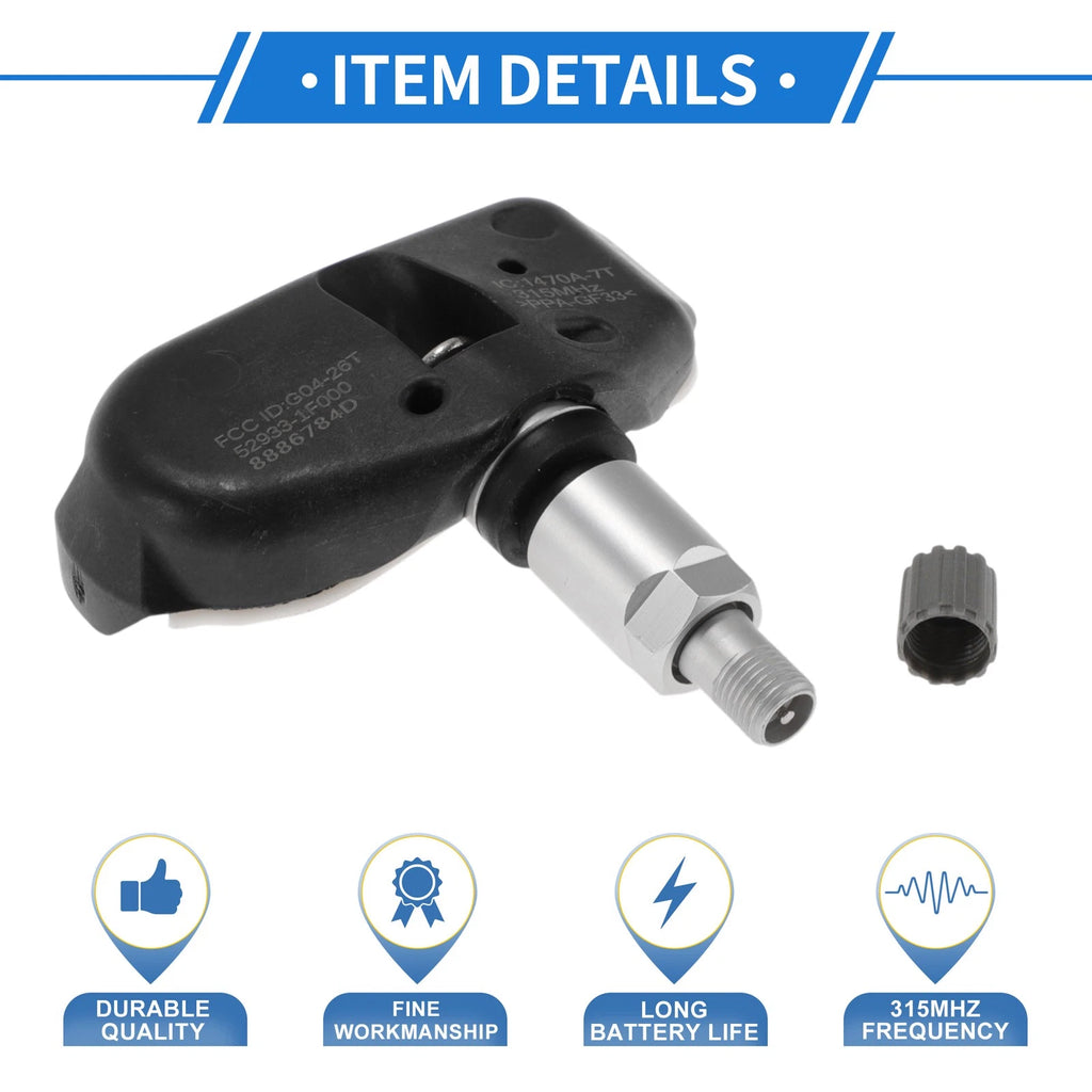 TPMS Sensor No. 529331F000 for Lexus CT200H (2011–2017)