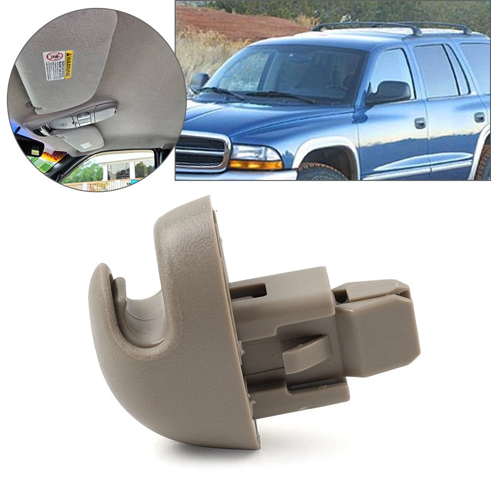 Sun Visor Retainer Clip for Dodge Dakota Durango Ram (2000–2003) 5GE11TL2AA Beige