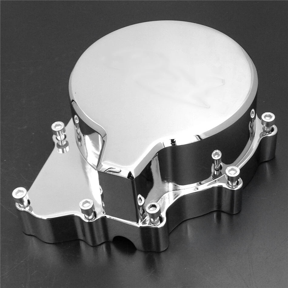 Billet Engine Stator Cover for Yamaha YZF R6 (1999–2002) Chrome Left Side