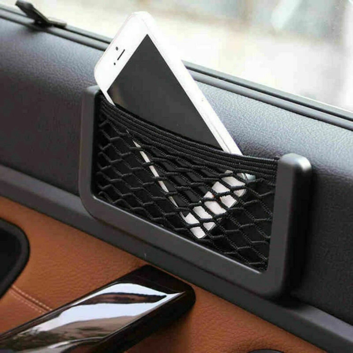 Car Net Bag for - Elastic Side Door Storage Pocket