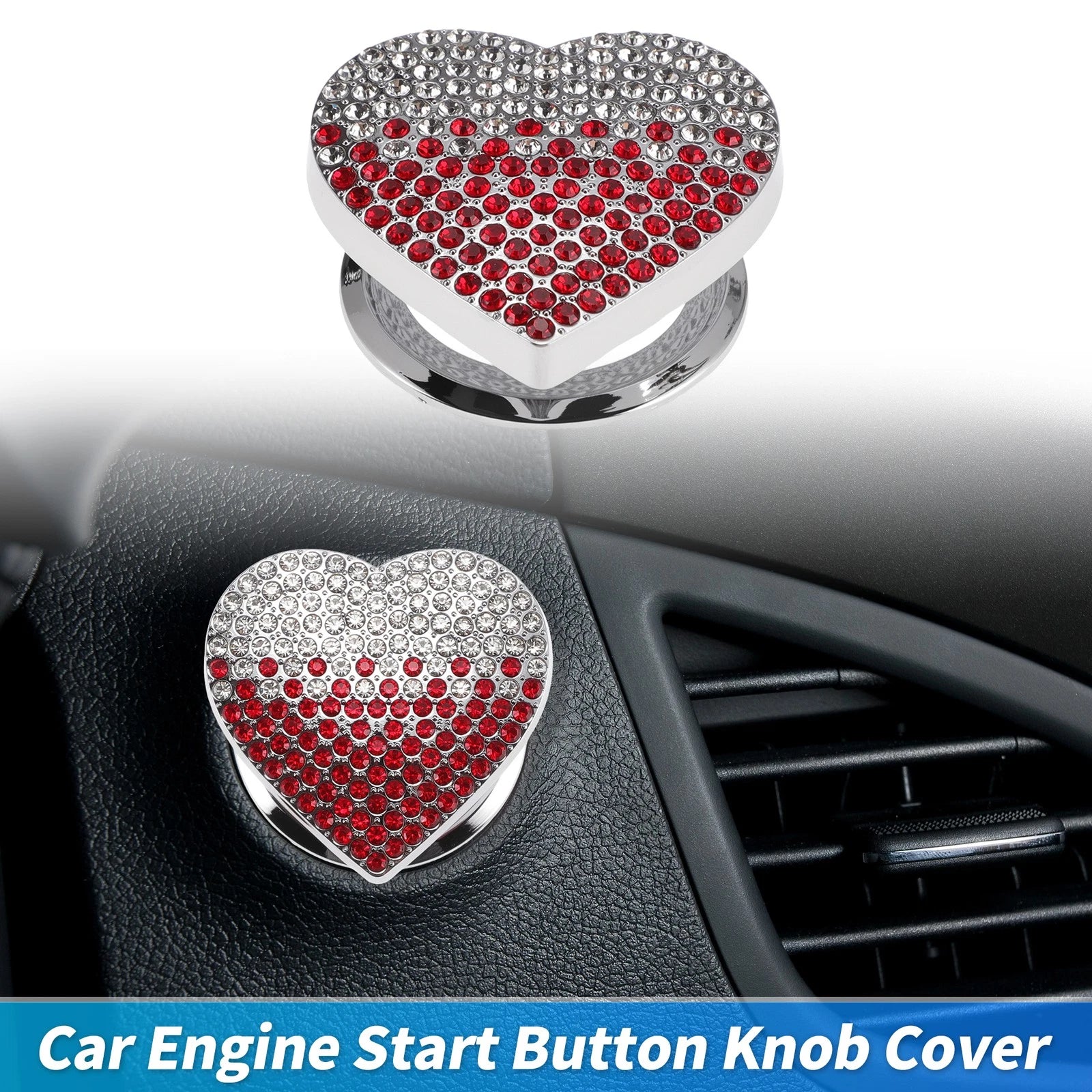 Control Switch Knob Button Cover Trim Ring for Universal 4x4.5cm (Universal)