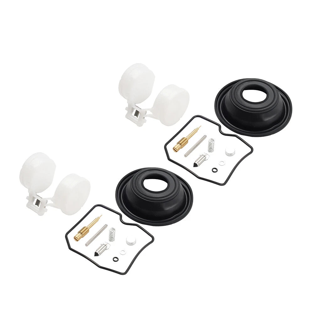 2X Carburetor Carb Repair Kit Diaphragm For Kawasaki KLE400 KLE500 1991-2007