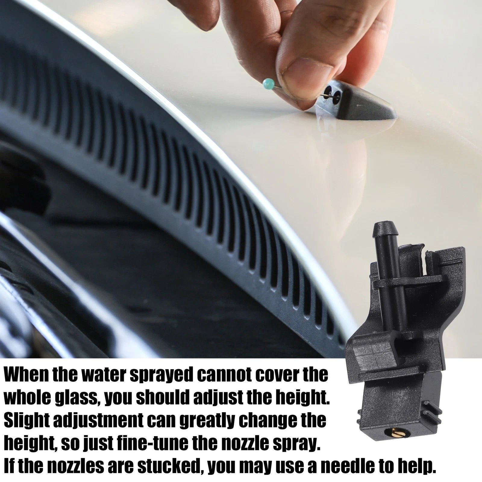 Windshield Washer Nozzle Spray Replacement for Toyota 4Runner (2003–2009)