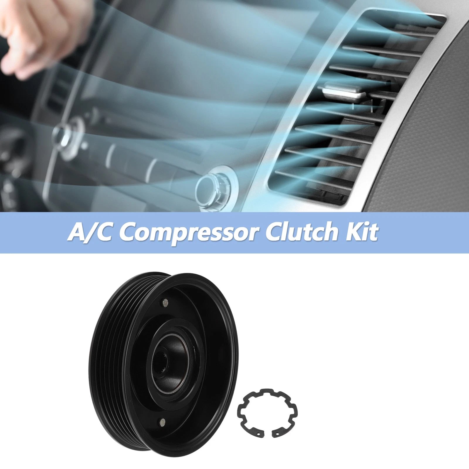 A/C Compressor Clutch Kit Replacement for Mercedes-Benz C230 (2001–2007)