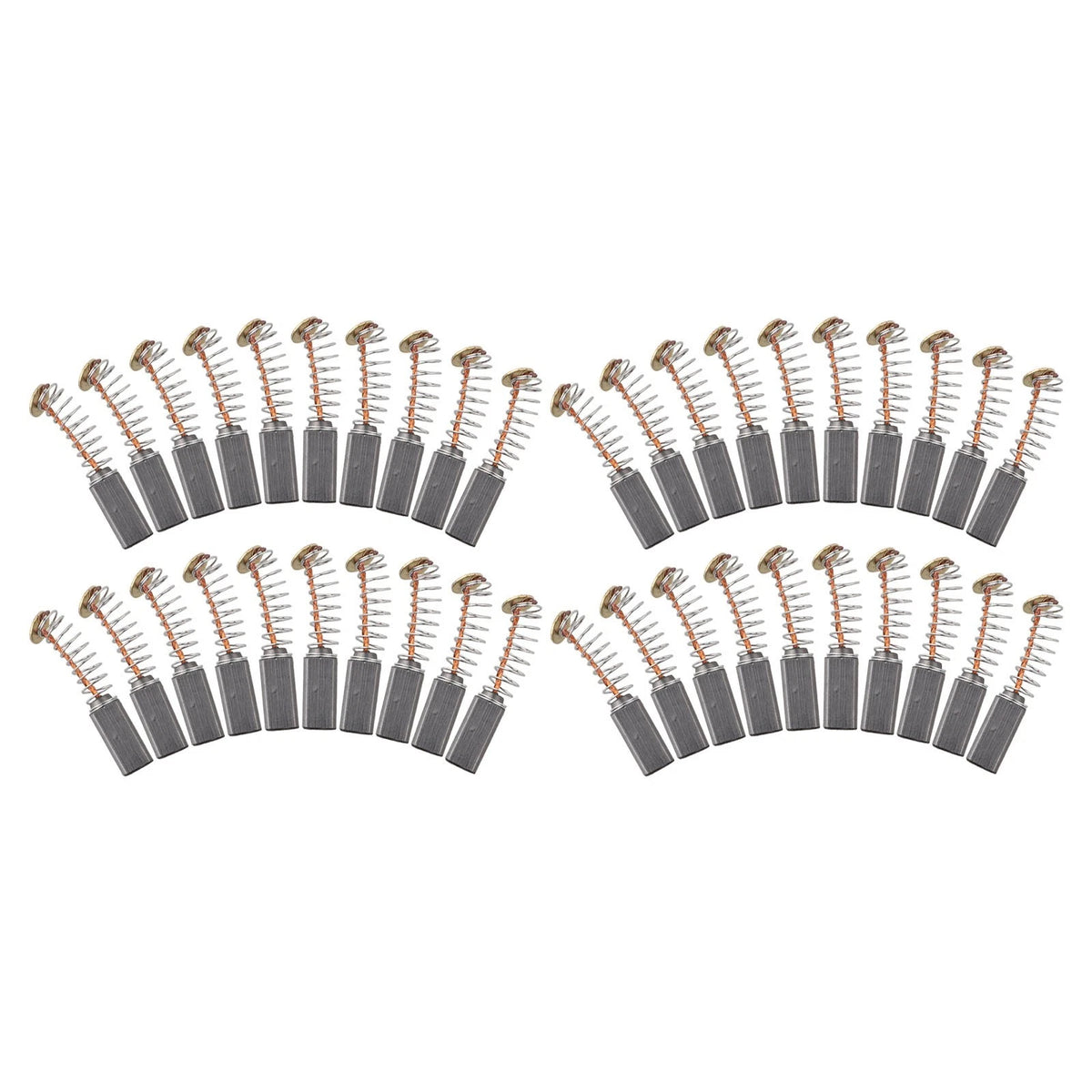 Set of 40 Carbon Brush Replacements for Drills and Tools (10x5x5mm)