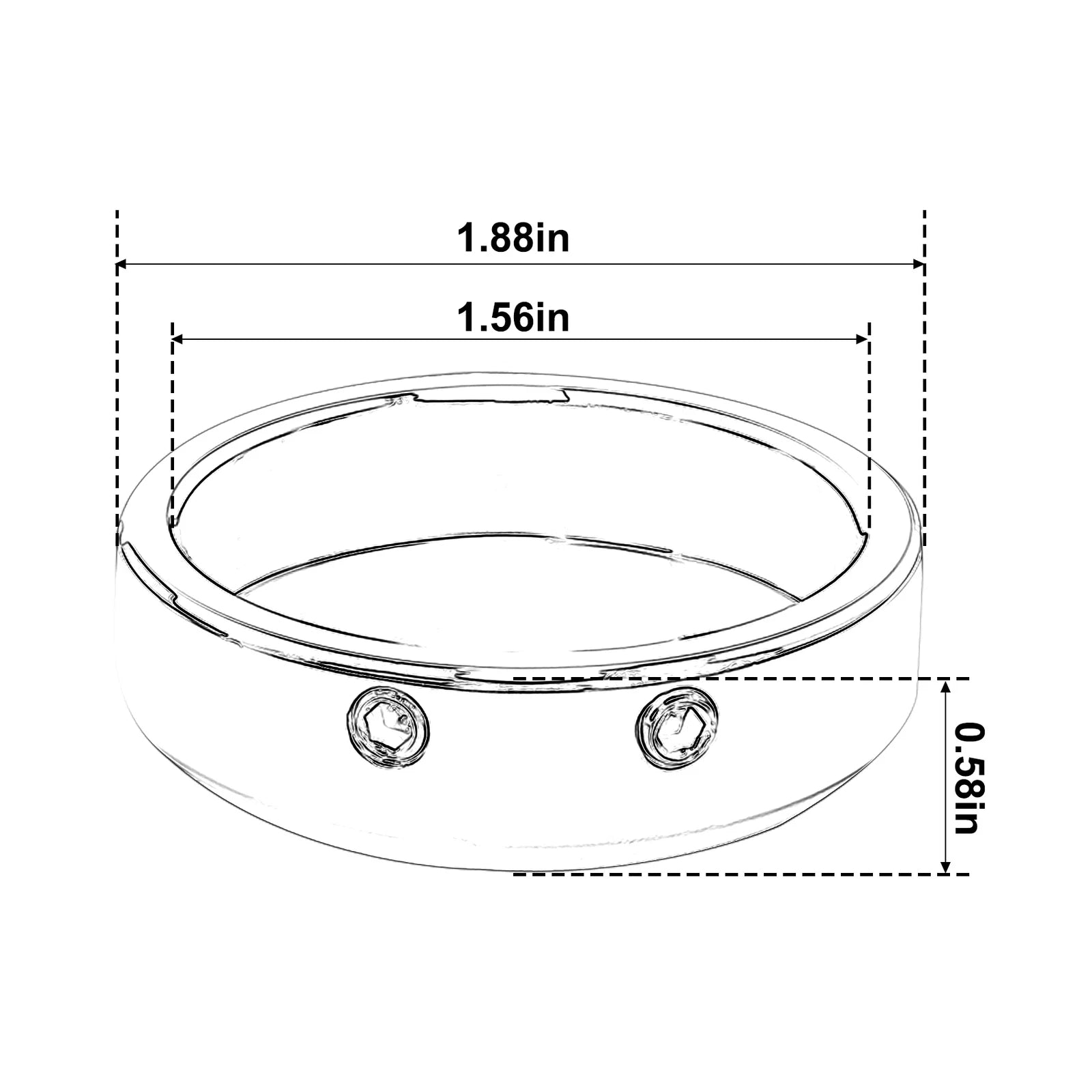 Front Fork Stem Upper Nut Covers for Harley Sportster Dyna (2014–2020)