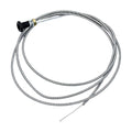 Metal Pull Cord Cable for Lawn Mower Tractor (96 Inch Cuttable Design)