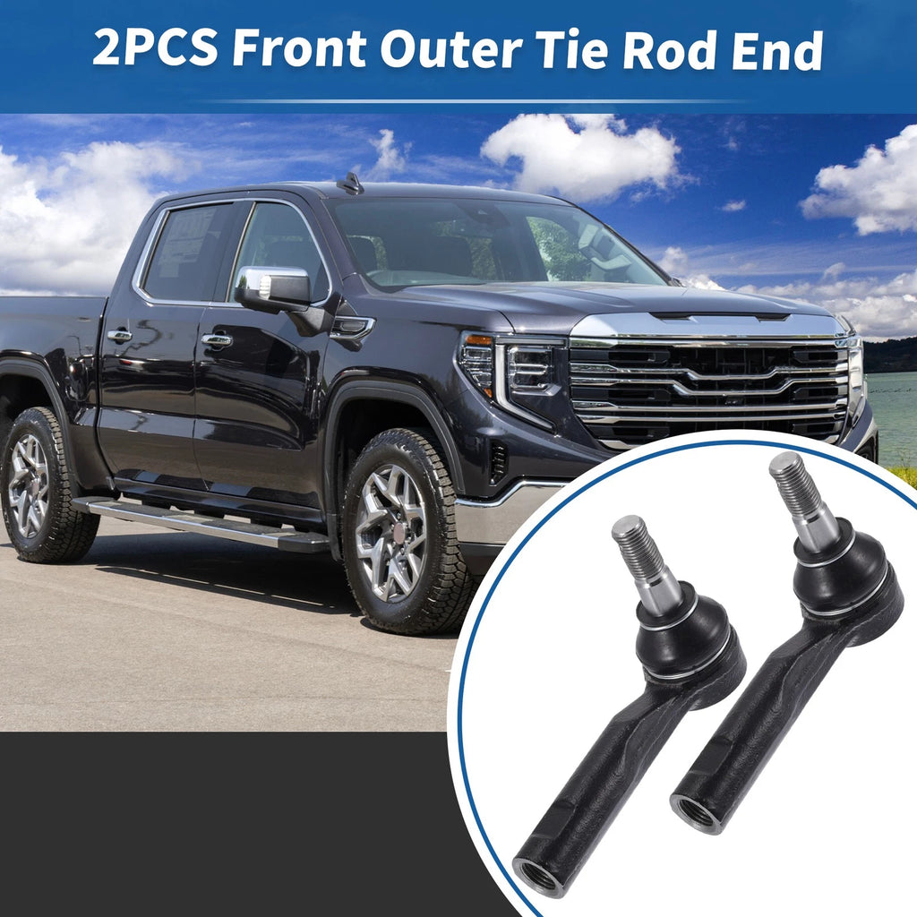 2pc Front Outer Tie Rod End Links Kit for GMC Canyon Chevrolet Colorado (2015–2022)