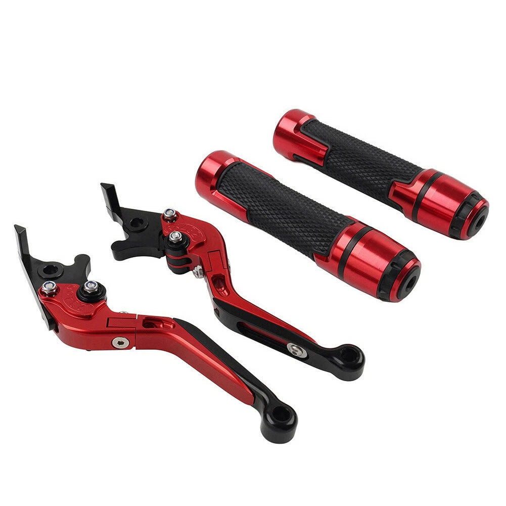 Red Extendable Brake Clutch Levers for Honda CBR125R CBR250R (2004–2016)