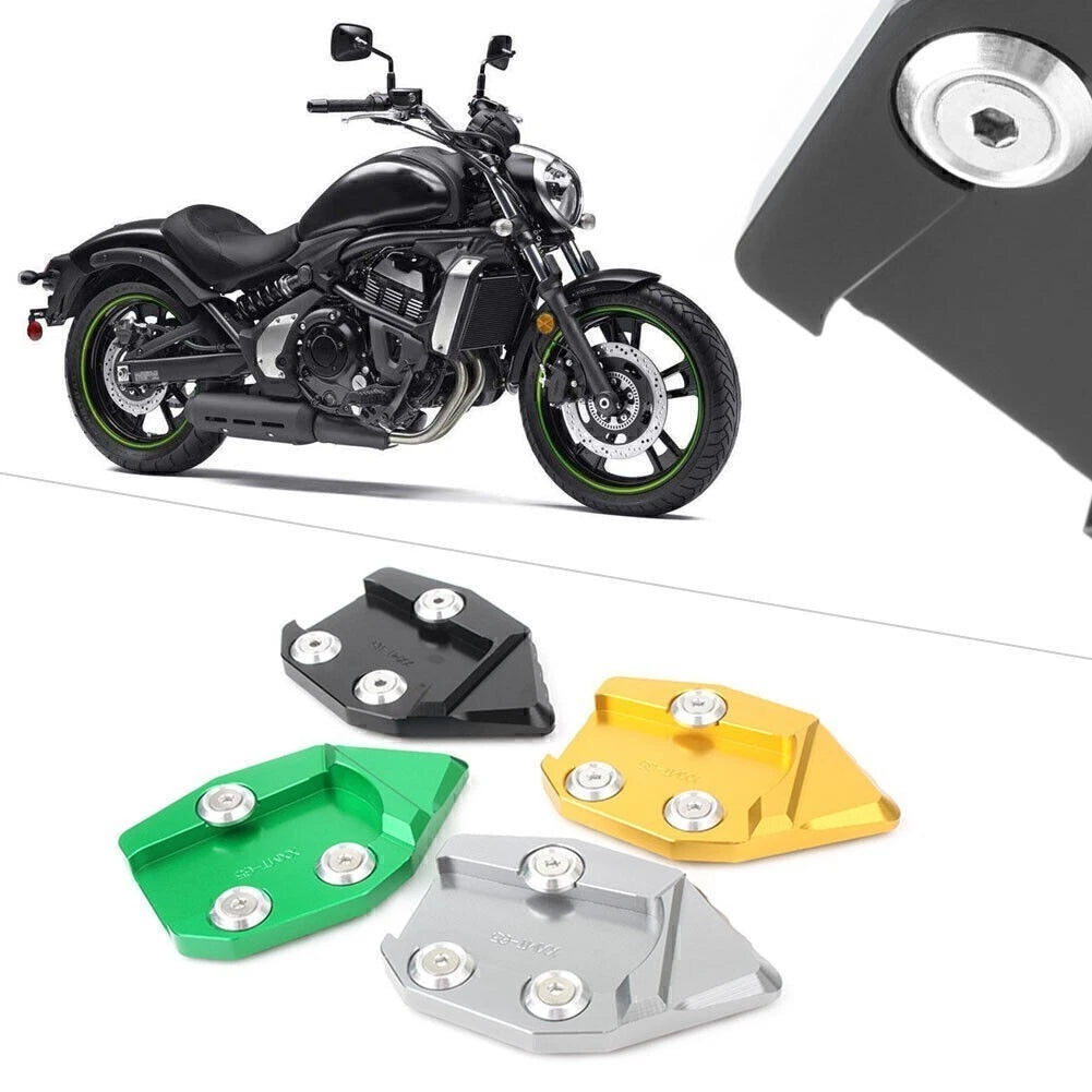 CNC Side Stand Kickstand Extension Foot Plate for Kawasaki VN 650 (2015–2016)
