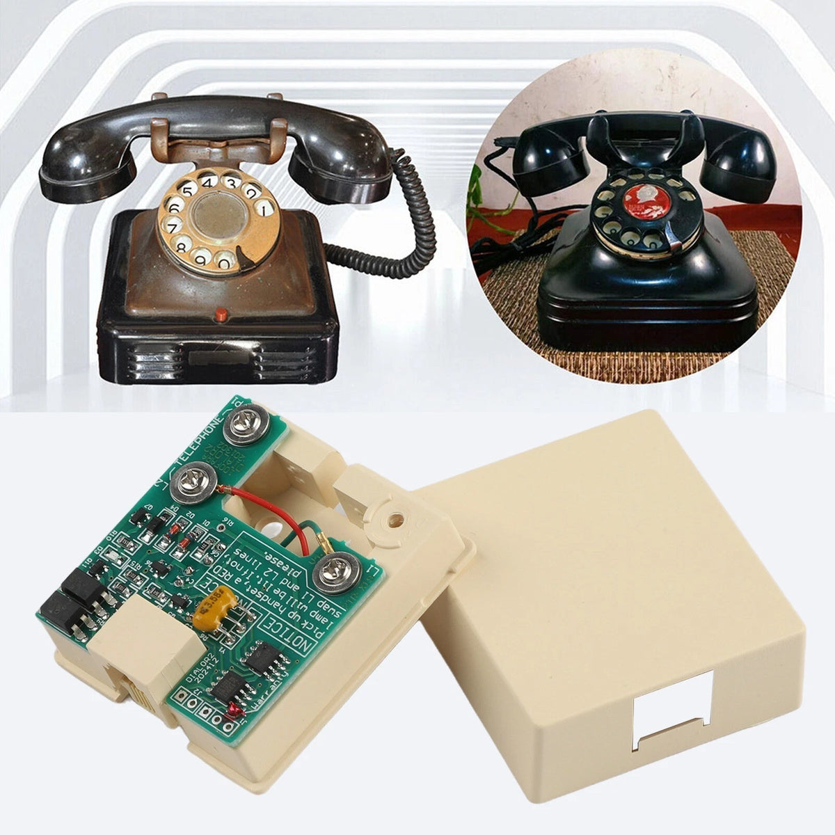 Telephone Converter Module for Dial Up Phones with Re Dial Feature