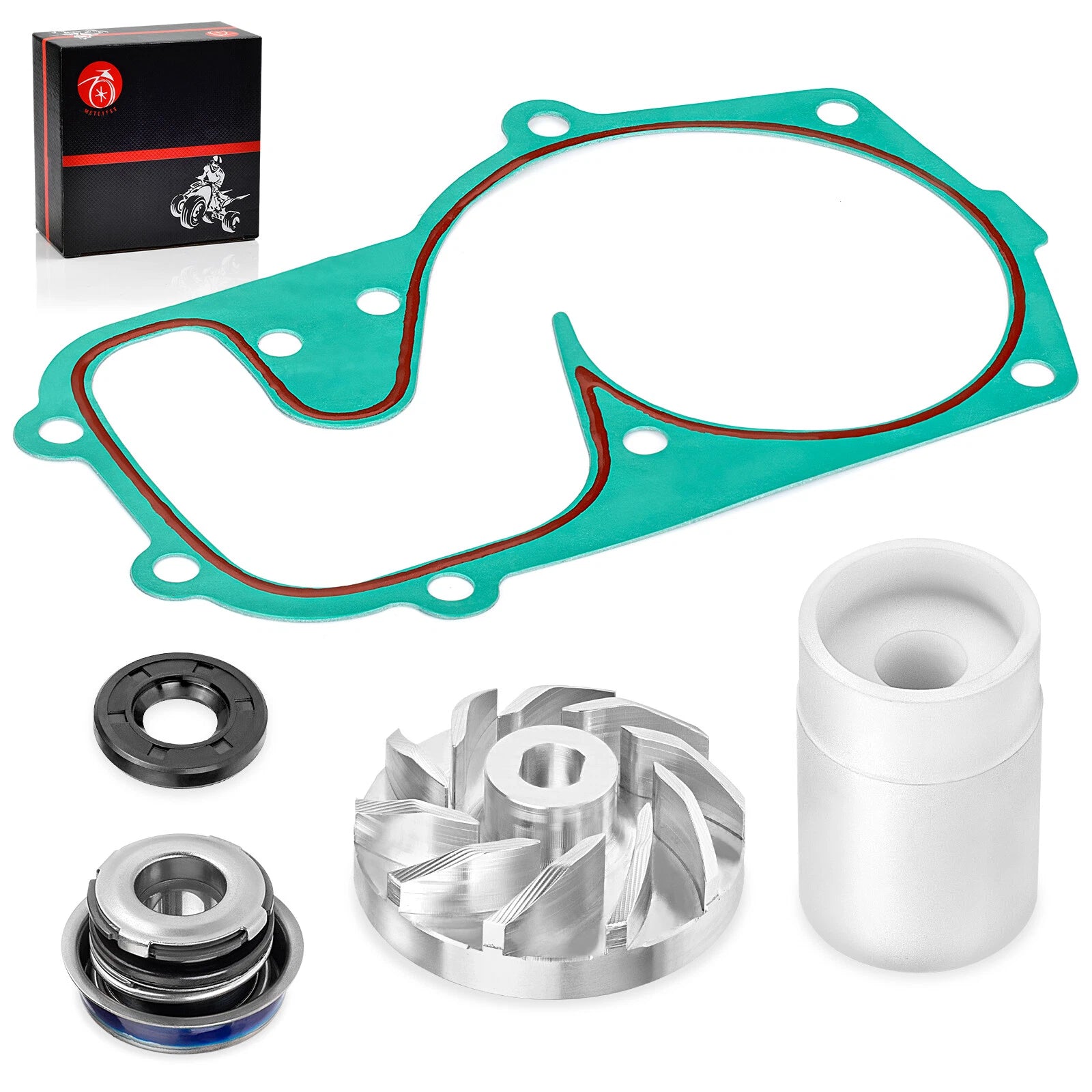 Water Pump Cover Gasket w/ Impeller Seals for Polaris Indy 600 (2013–2024) 5436648