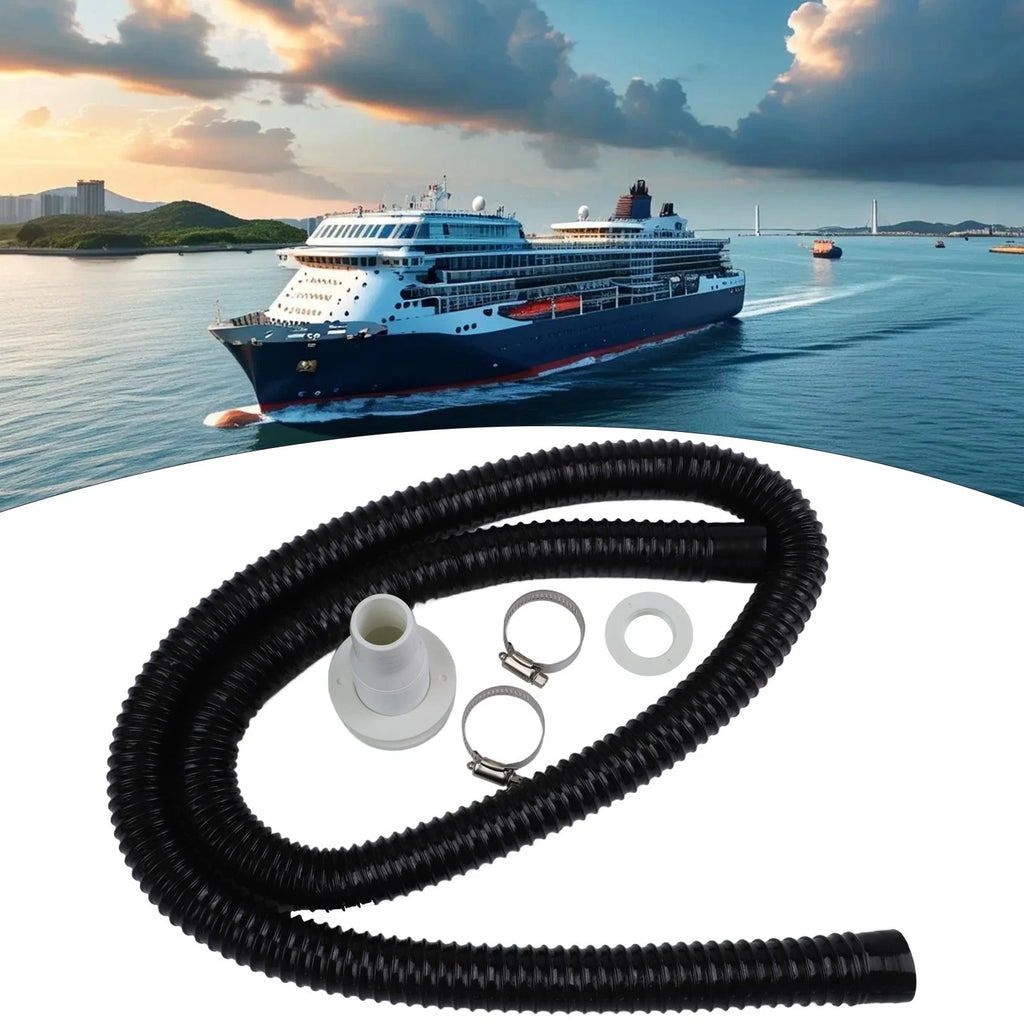 Bilge Pump Hose Set for Universal Applications (6ft, Includes Clamps & Connector)