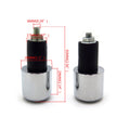 2PC Handle Bar End Plug Grip Caps for Motorcycles ATV (22mm 7/8")