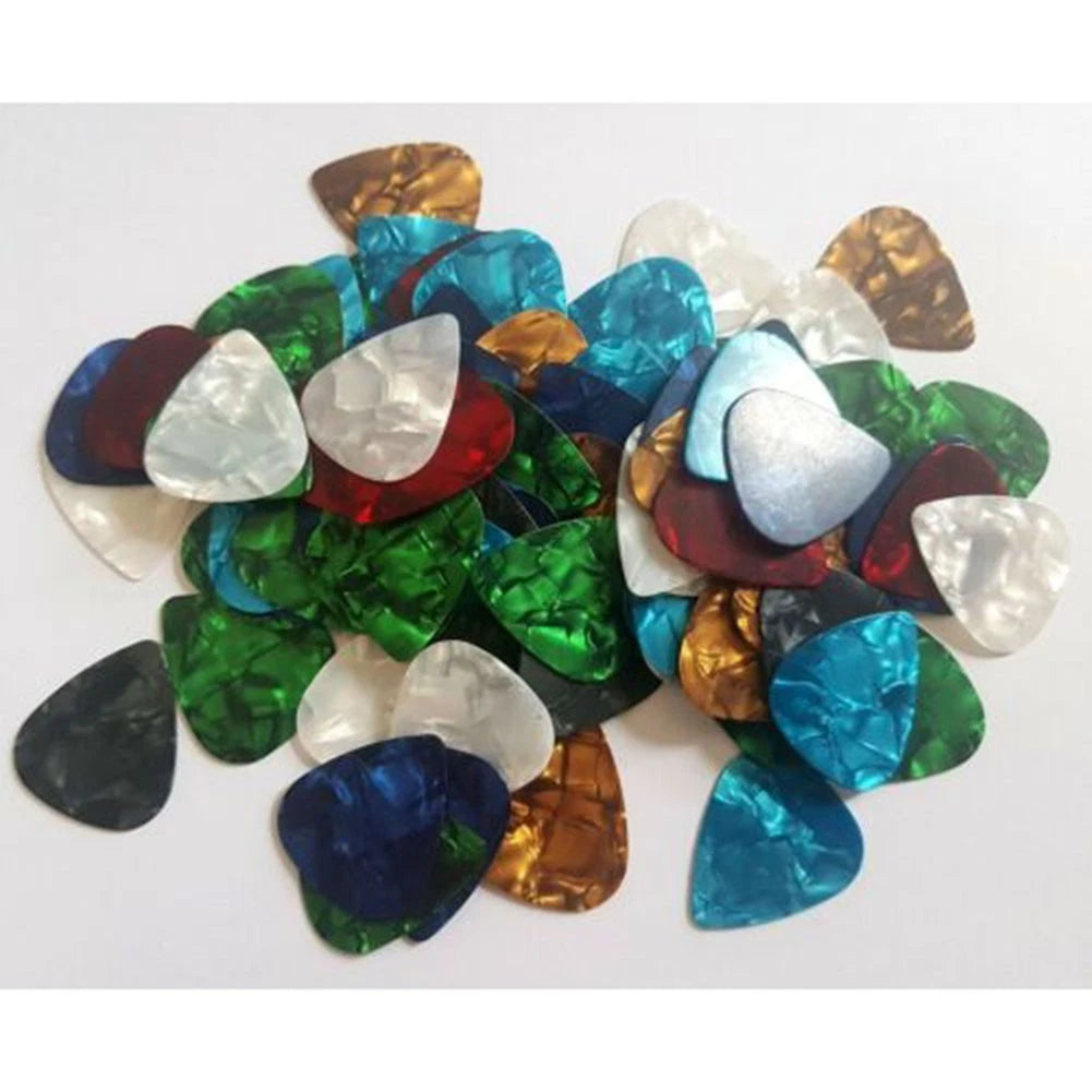 100pcs Colorful Guitar Picks 0.75mm for Acoustic Electric