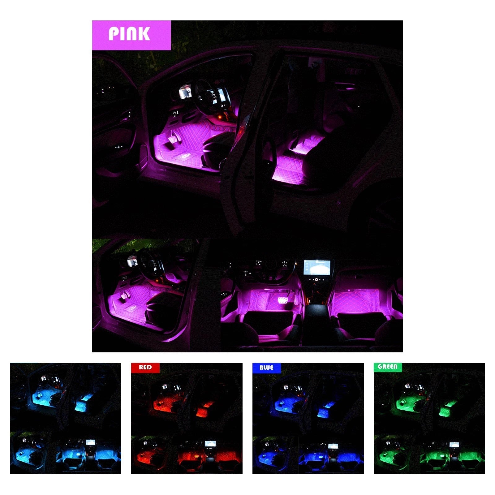 LED Foot Lights for Car Interior (Universal Fit)