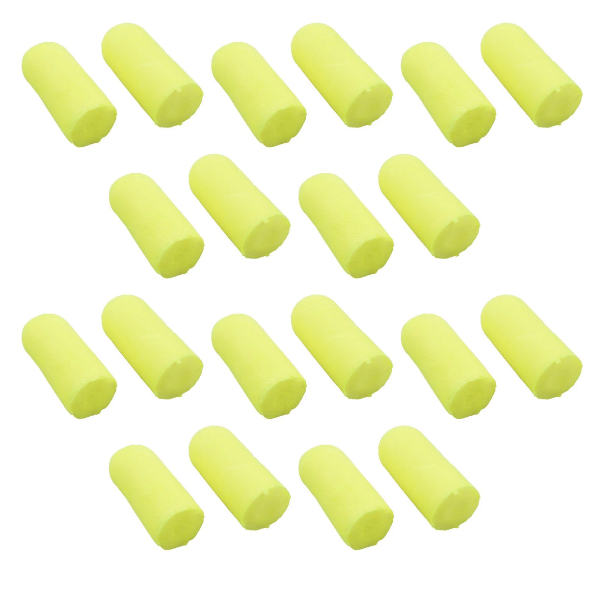 10 Pairs Foam E-A-Rsoft Neons 312-1250 for Noise Reduction (33dB)