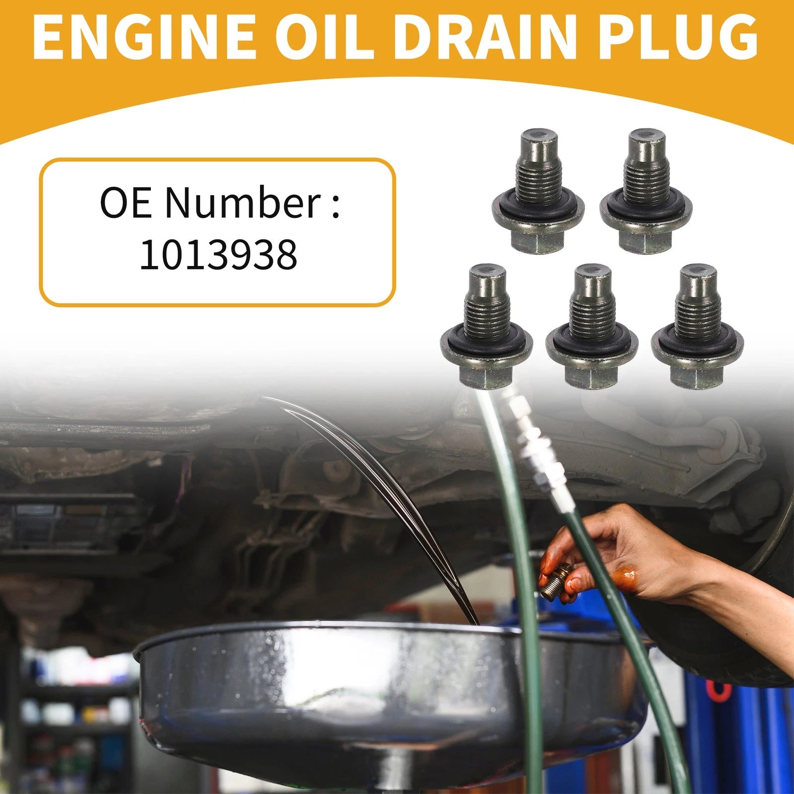 Oil Drain Plug Pan Thread Repair Kit for Lincoln MKZ (2013–2018)