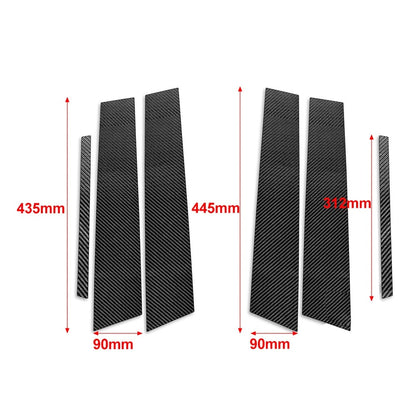 B Pillar Post Panel Window Cover Trim for Alfa Romeo Giulia (2017–2021)
