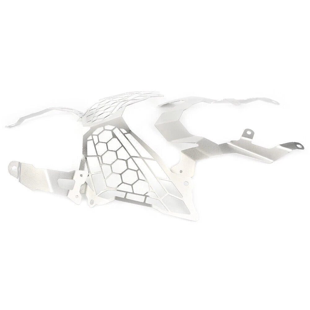 Headlight Grill Cover Motor Protector for Kawasaki Z900 (2017–2018) Silver