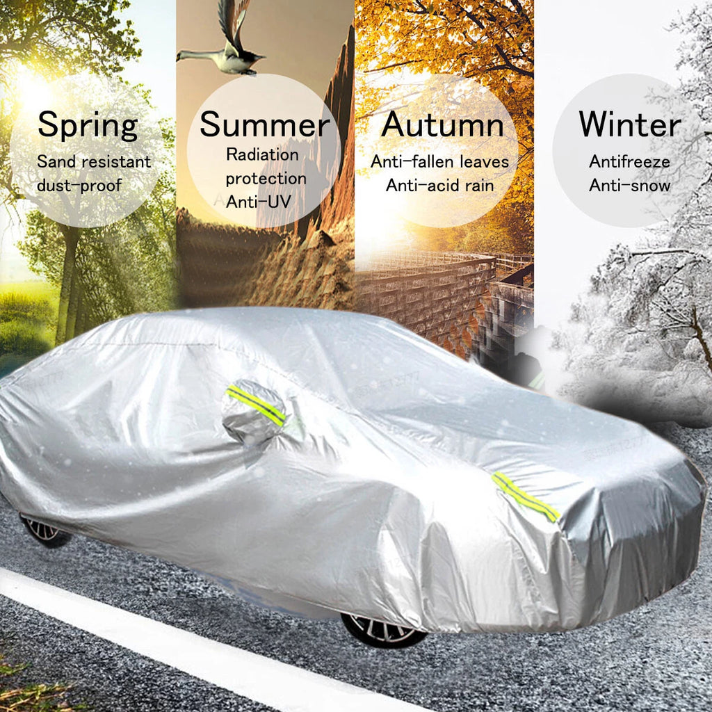 Waterproof Car Cover for Hatchback (UV, Snow, Dust, Rain Resistant)