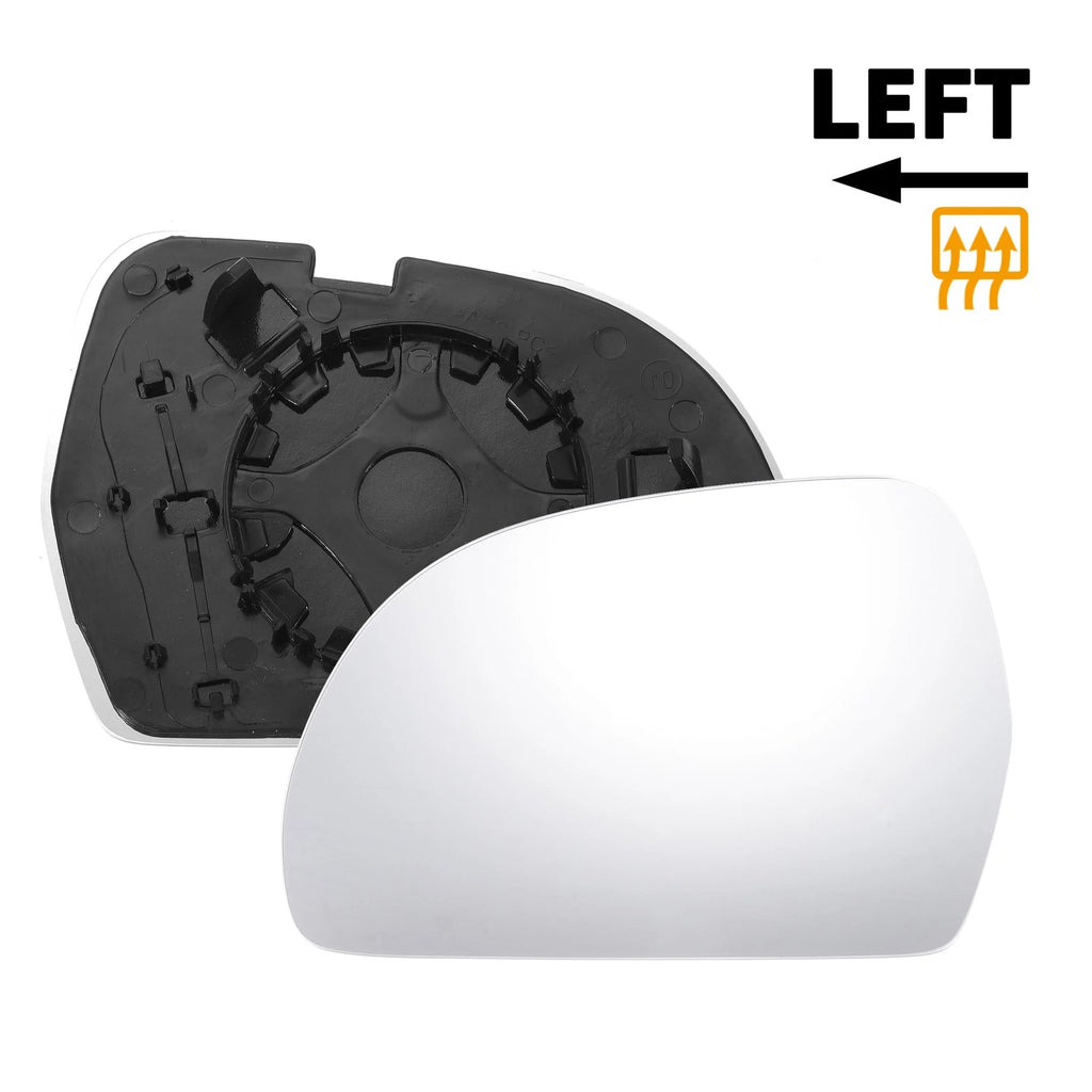 Left Side Mirror Glass With Back Heated Replacement for Audi Q3 (2011–2018)