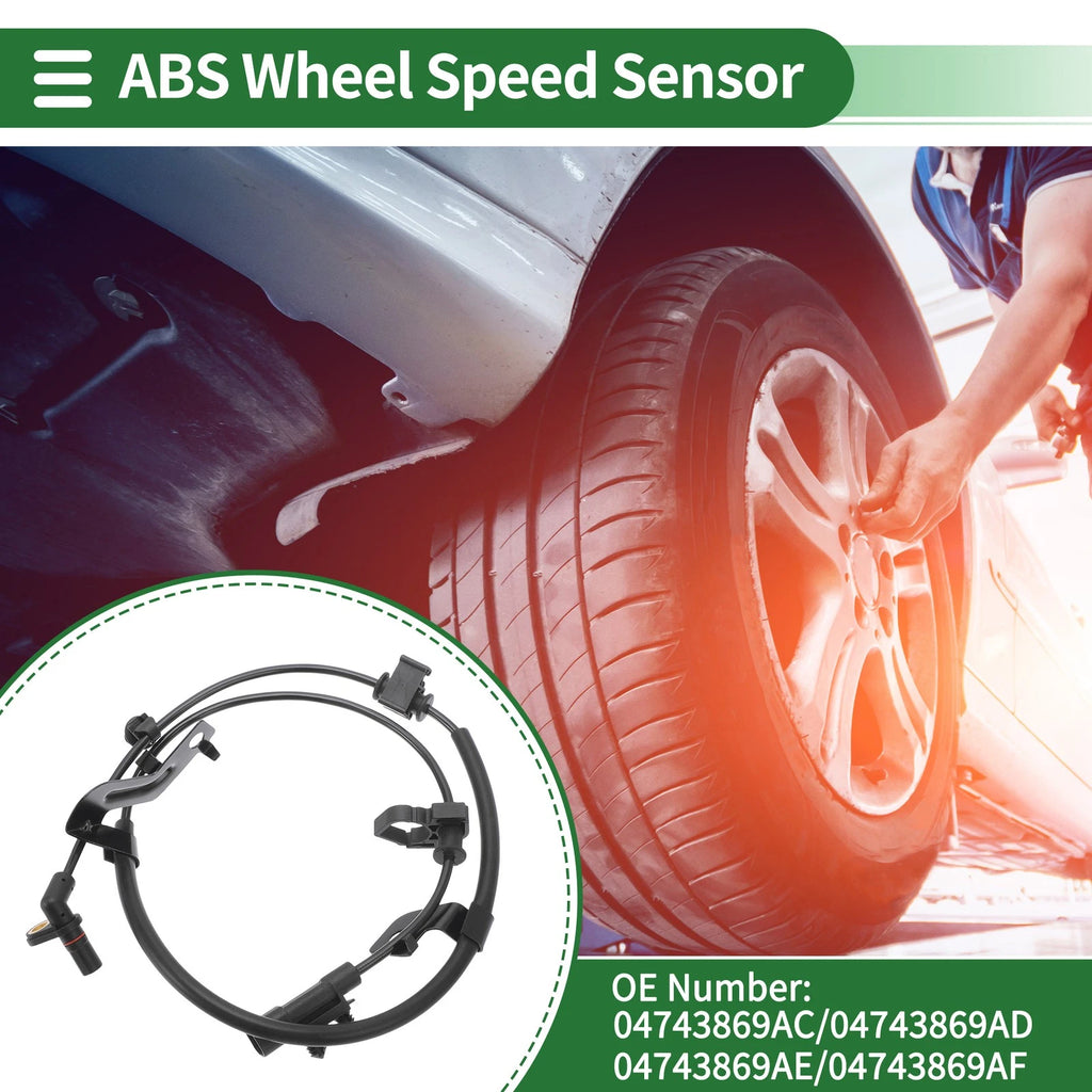 ABS Wheel Speed Sensor Left Rear Replacement for Dodge Journey (2009–2019)