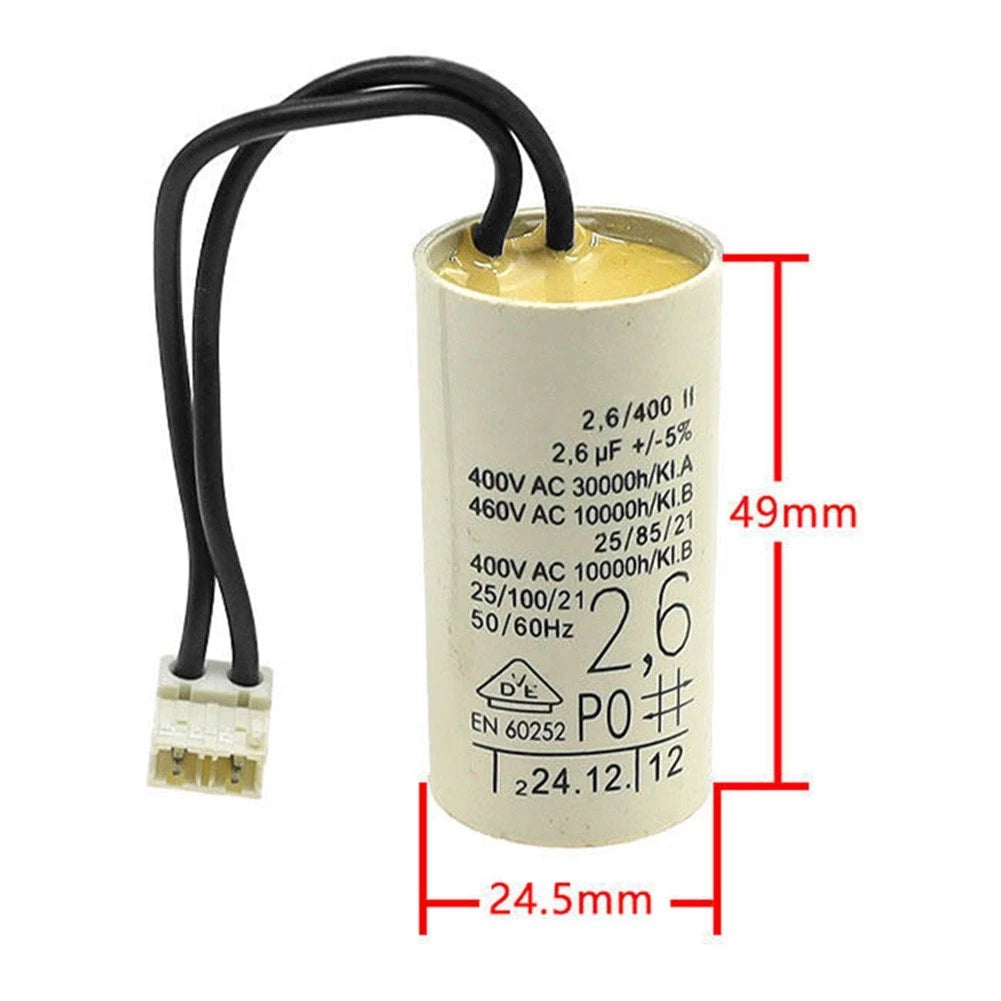 2.6uF Capacitor for Boiler Water Circulation Pump