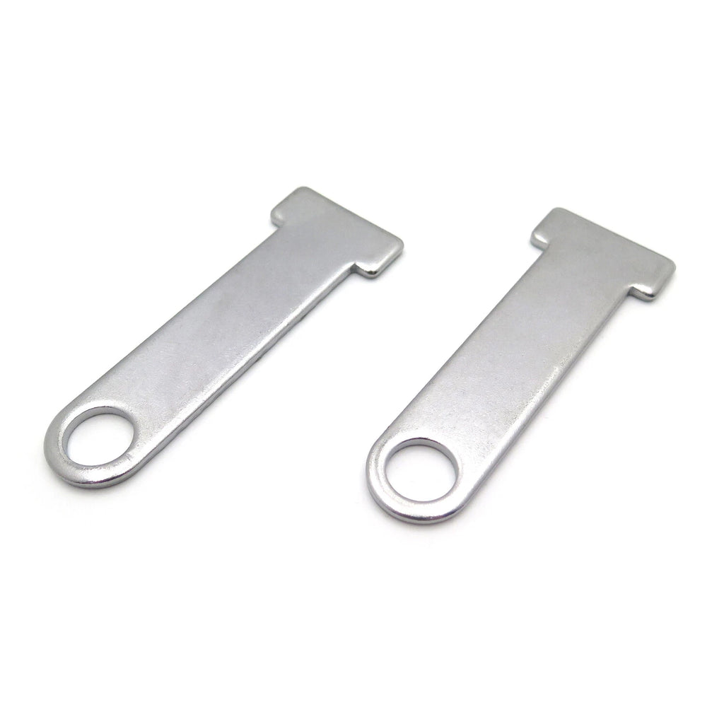 2X Helmet Strap D-Ring Steel Lock Extensions for Universal Motorcycle