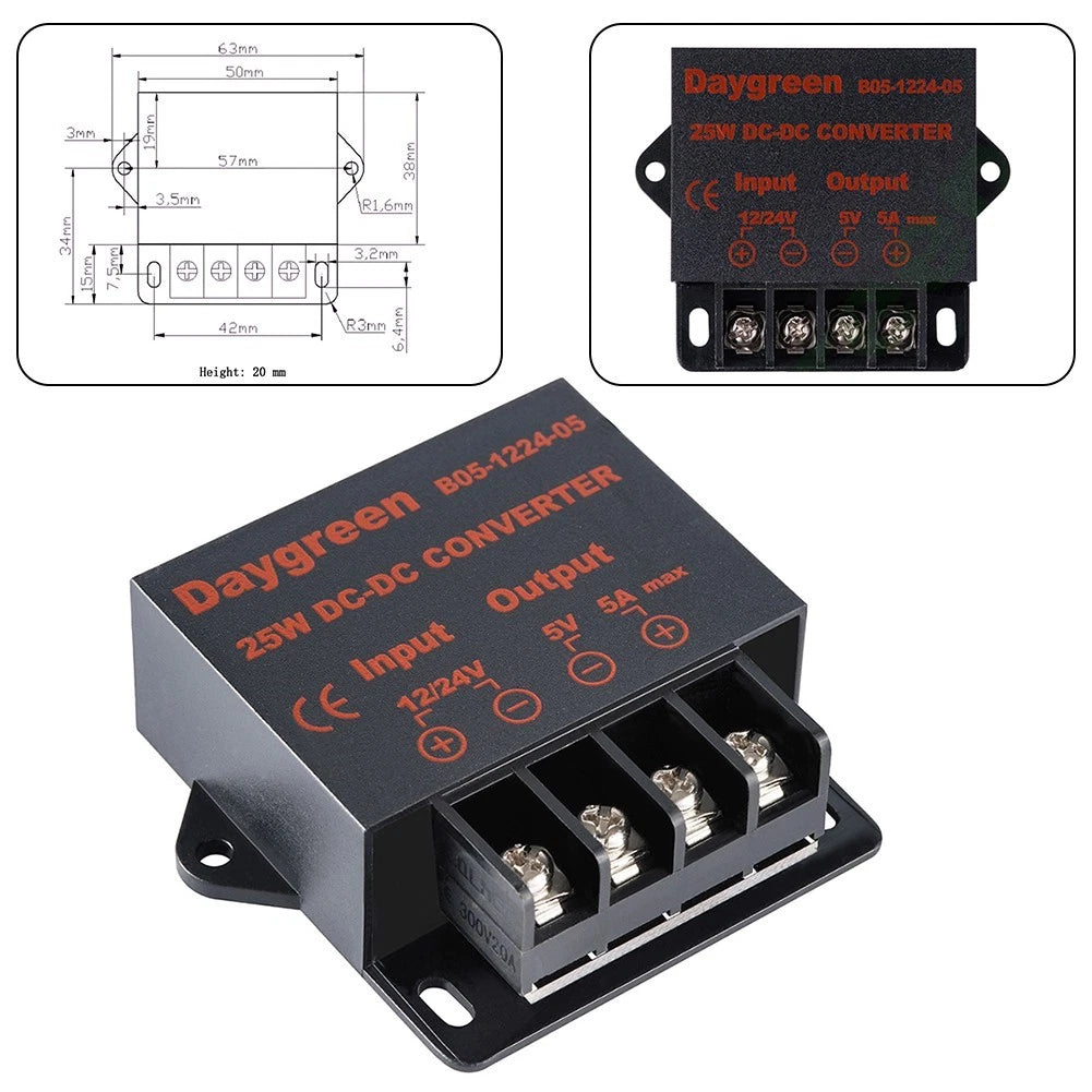 DC Converter for Efficiency Output Voltage Ripple (0.01A)