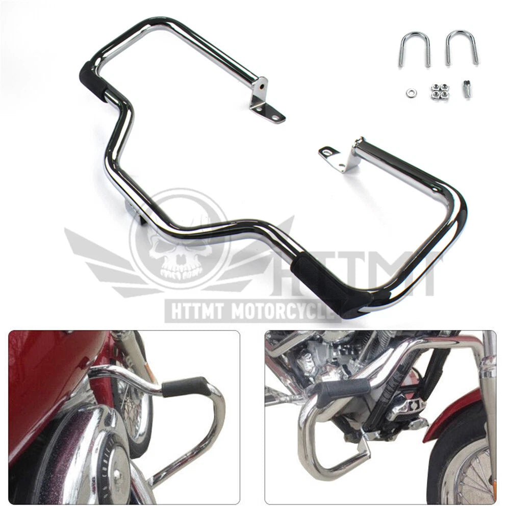 Chrome Engine Guard Highway Crash Bar for Harley Dyna (2012–2017)