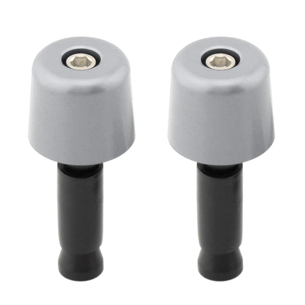 Handlebar Grips for Universal Motorcycle (1in/25.4mm) - Grey