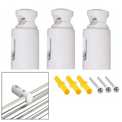 Pack of 3 Adjustable Replacement Brackets for Towel Rail Radiators