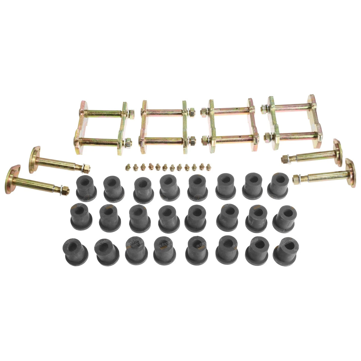 Leaf Spring Shackle Set + Pin + Bushes for Toyota Landcruiser 40 Series (1975–1985)