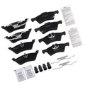 Front & Rear Ceramic Brake Pads Kit for Dodge Caravan (2001–2007)