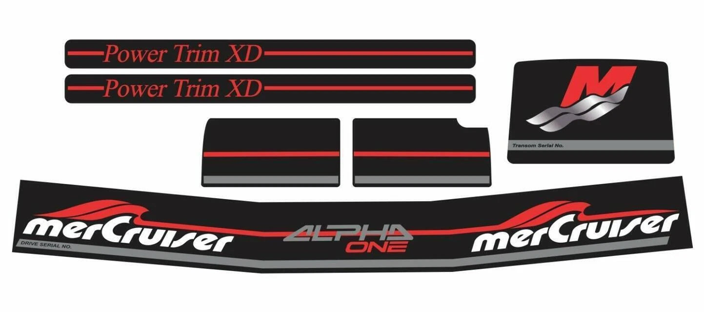 Decals Sticker for MerCruiser Alpha One Gen Two Drives (37-861431A98)