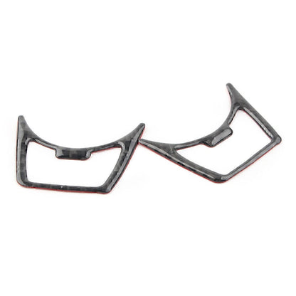 Carbon Fiber Car Headlight Switch Cover Frame Trim For Ford Mustang 2015-2019 cl