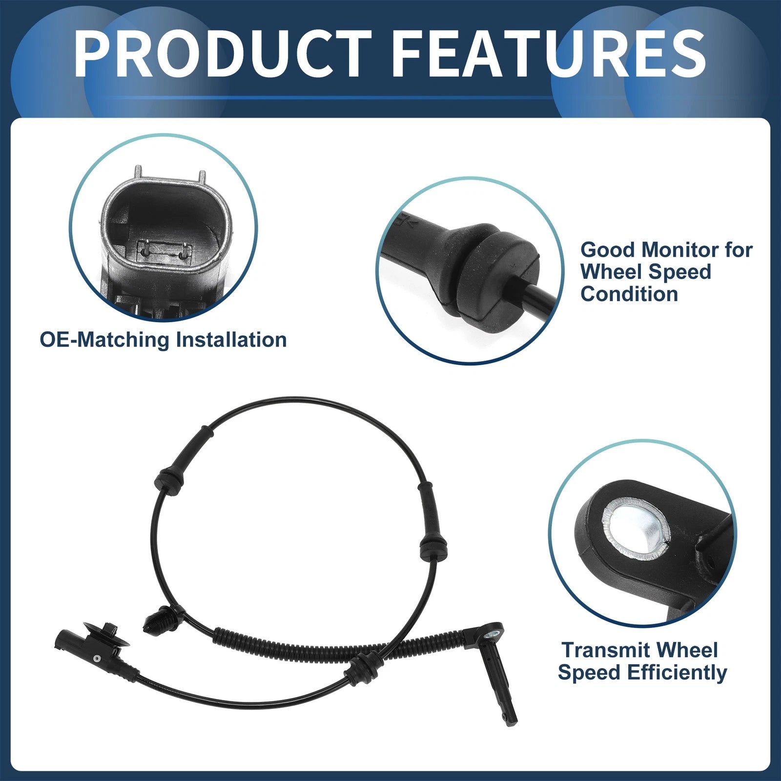 ABS Wheel Speed Sensor No. 68141887AB for Jeep Cherokee (2014–2015)