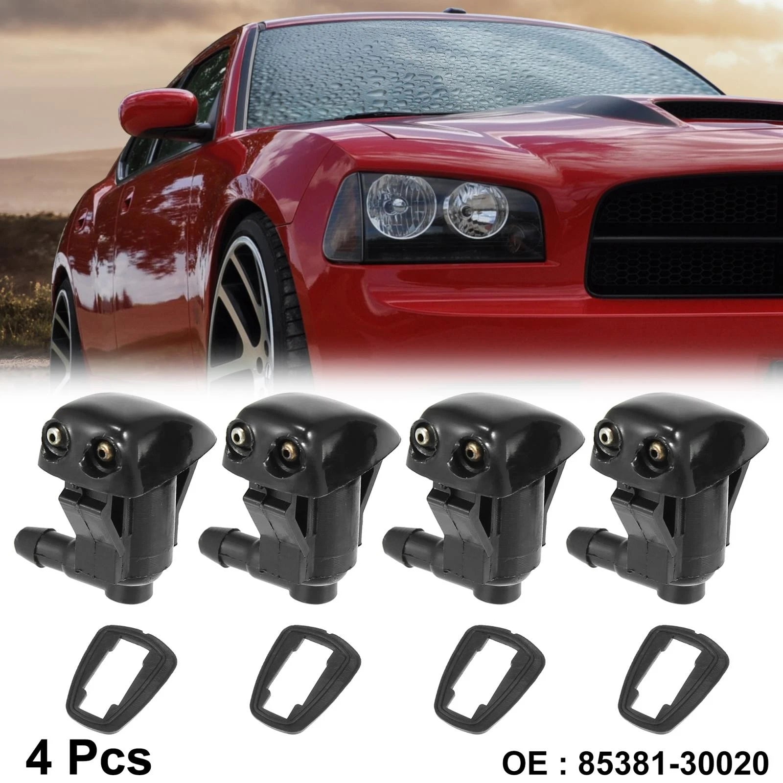 Front Windshield Washer Nozzles Replacement for Toyota Corolla (2002–2022)