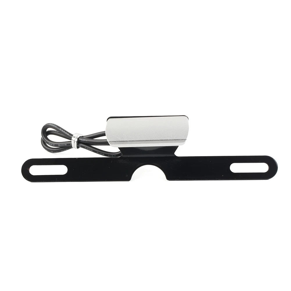 License Plate Mount Holder Bracket w/ LED for Motorcycle (Fit All Models)