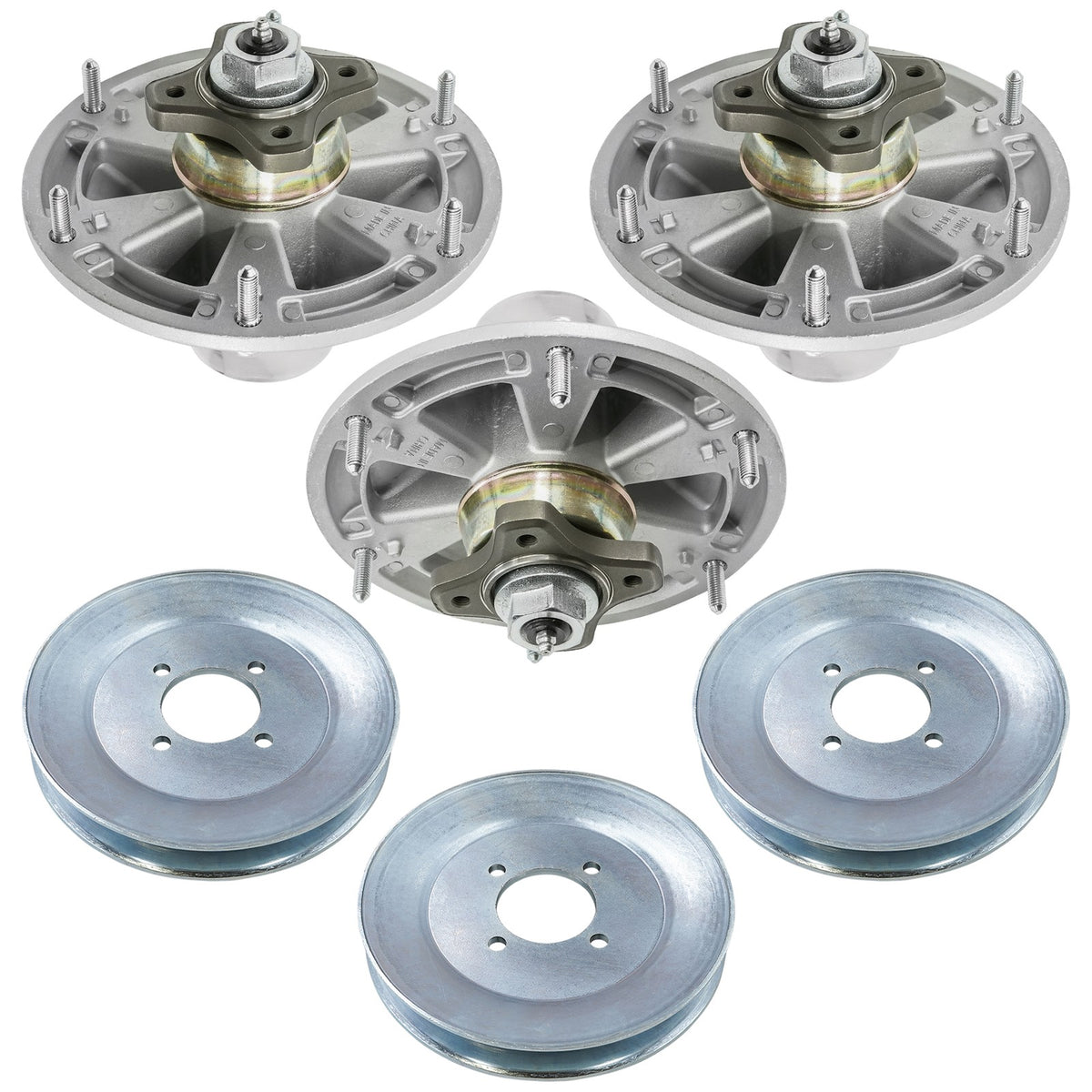 Deck Spindle with Pulley Replacement for John Deere Z820A Z830A (60") (A)