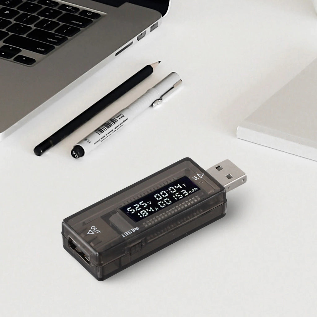 USB Current Meter with LCD Display for Universal Use