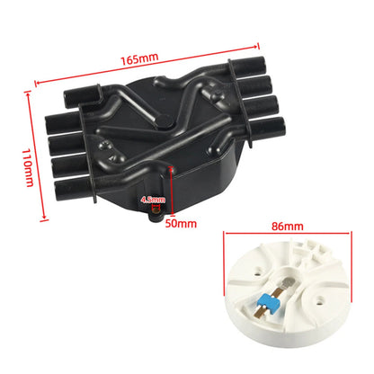 Ignition Distributor Cap & Rotor Kit for Mercruiser (8M0061335, 8M0060495, 18-5247)