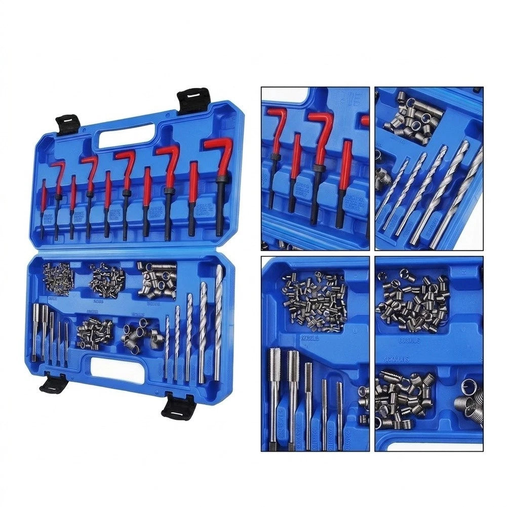 131 Piece Thread Restorer Kit for Precision Threading