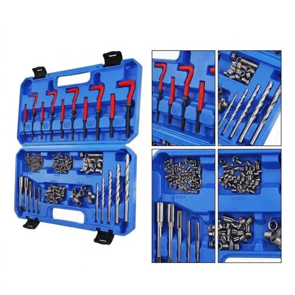131 Piece Thread Restorer Kit for Precision Threading