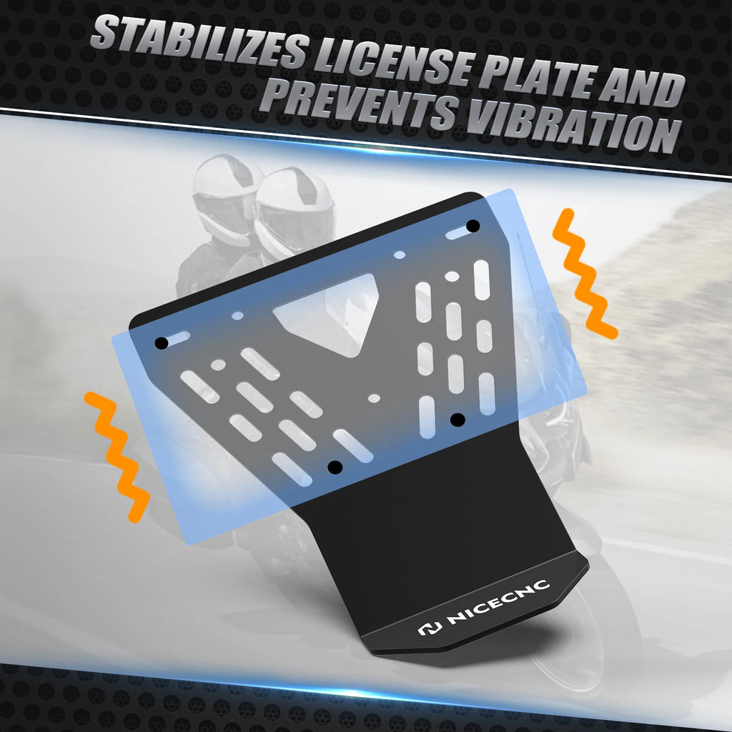 License Plate Holder Splash Bracket for BMW 1200GS (2013–2018)