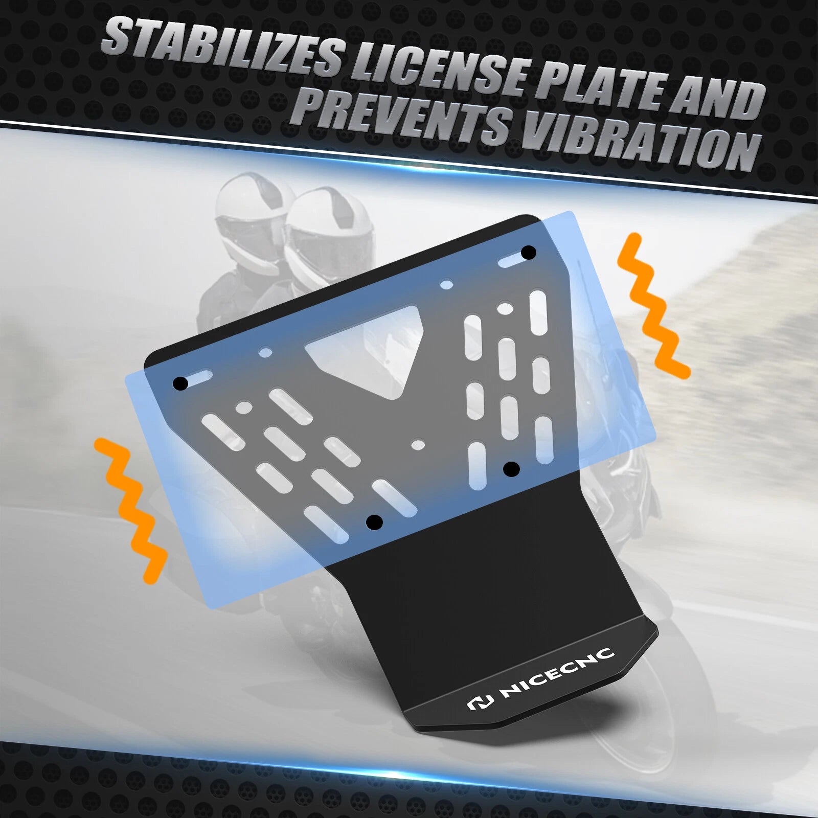 License Plate Holder Splash Bracket for BMW 1200GS (2013–2018)